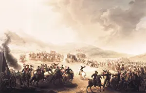 Spain (1814). Entrance of Fernando VII into Spain crossing the Bidasoa river. Oil on canvas. SPAIN. Madrid. Royal Palace. AISA/Everett Collection**US SALES ONLY**