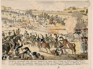Liberal Prints: Spain (1820-1823). Victory of the Spanish Liberty (7th July 1822)