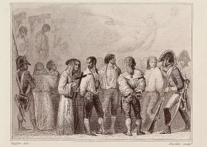 Accused Prints: Spain (1831). Ominous Decade. Execution of Torrijos and his comrades