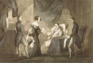 Ferdinand Vii Of Spain 1784 1833 Prints: Spain (1832). Fernando VII delivering to Mara Cristina the Decree of 6th October 1832