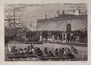 Juan Prints: Spain (1847). Arrival of Juan Prim to Puerto Rico as a General Captain