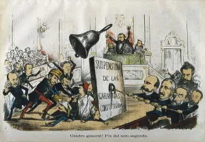 Prim I Prats Prints: Spain (1869). Glorious revolution