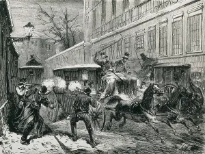 Juan Prints: Spain (1870). Assassination of general Prim (Madrid)
