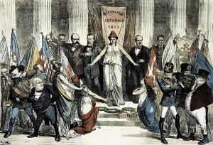 Republics Prints: Spain (1873). Proclamation of the First Republic (11th February 1873)