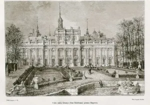 Fine Art Prints: Spain (1874). Royal Palace of la Granja de San Ildefonso
