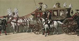 Attire Prints: Spain (1879). Weeding of Alfonso XII and Mara Cristina de Habsburgo