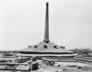 Brick Prints: Spain (1904). Brick factory in CollblancBarcelona