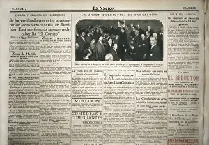Public Media Prints: Spain (1923). Newspaper 'La Nacin' (17th November 1927)