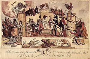 Priest Prints: Spain (19th c.). 'A la Memoria y Proezas de los D