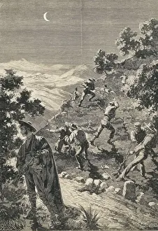 Social Movement Prints: Spain (19th c.). Anarchist organization 'La Mano Negra' (The Black Hand)