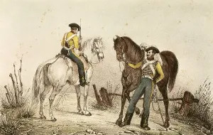 Carlists Prints: Spain (19th c.). Carlist Wars. Album of the Carlist troops of Aragon