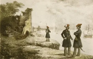 Spain (19th c.). Carlist Wars. Album of the Carlist troops of the North. Battalion of volunteers of Madrid. Litography. Private Collection