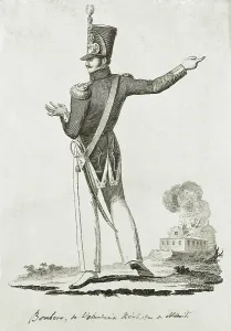 Fireman Prints: Spain (19th c.). Fireman of the royalist volunteers of Madrid