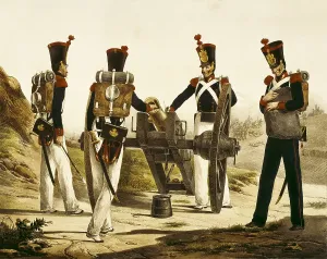 Aisagp4 Prints: Spain (19th c.). Foot artillery