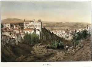 Viennese Prints: Spain (19th c.). Granada. The Alhambra