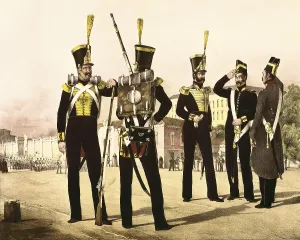 Aisagp4 Prints: Spain (19th c.). Provincial Hunters of the Royal Guard