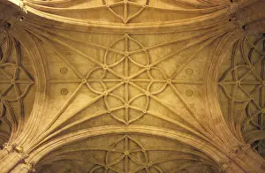 Architect Prints: SPAIN. Almeria. Cathedral. Vault of the main nave