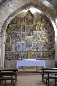 Zaragoza Prints: SPAIN. Anento. Gothic altarpiece of the church. AISA/Everett Collection**US SALES ONLY**
