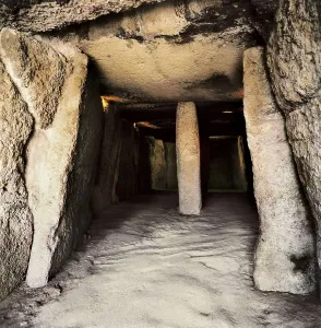Prehistoric Prints: SPAIN. Antequera. Menga Caves. Corridor entrance
