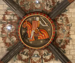 Banner Prints: SPAIN. Barcelona. Church of Santa Maria del Mar