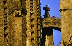 Basilica I Temple Expiatori Prints: SPAIN. Barcelona. Expiatory Church of the Holy Family