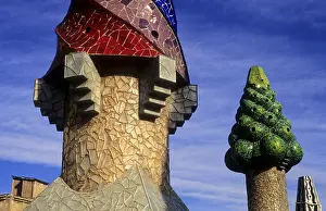 Architect Prints: SPAIN. Barcelona. GUell Palace