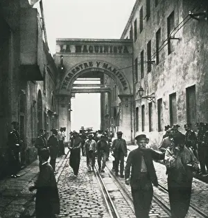 Social Movement Prints: Spain. Barcelona. Metalworker's strike