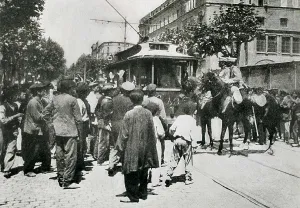 Social Movement Prints: SPAIN. Barcelona. Spain (1909)
