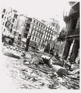 Childisheurope Prints: SPAIN. Barcelona. Spanish Civil War (1936-1939)