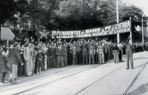 Banner Prints: SPAIN. Bilbao. Spanish Civil War (1936-1939)
