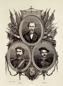 Absolutism Prints: Spain. Carlist Wars. Carlist leaders Prula