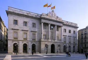 City Hall Prints: SPAIN. CATALONIA. Barcelona. City Hall