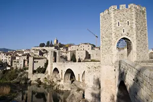 Gerona Prints: SPAIN. CATALONIA. GERONA. Besal