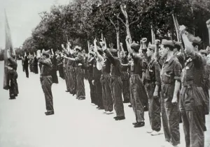 Spain. Civil War. Republican soldiers (1936). AISA/Everett Collection**US SALES ONLY**