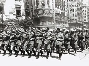 Valencia Prints: Spain. Civil War. Victory Parade in Valencia (May 3)