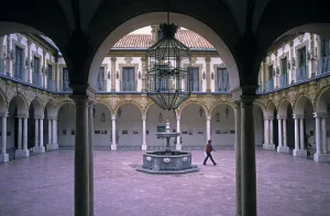 Courtyard Prints: SPAIN. Cordoba. Former convent of la Merced