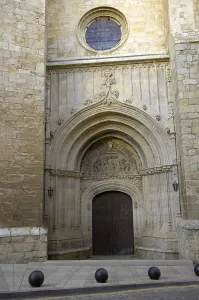 Zaragoza Prints: SPAIN. Daroca. Collegiate Church of Santa Mara de los Corporales