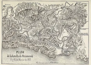 Euzkadi Prints: Spain. First Carlist War. Battle of Oriamendi (March 15-16)