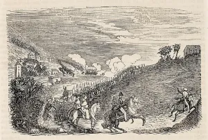 Absolutism Prints: Spain. First Carlist War. Carlos escaping to France