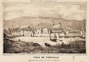 Technician Prints: Spain. First Carlist War. View of Tortosa
