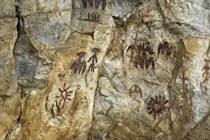 Sierra Del Torcal Prints: SPAIN. Fuencaliente. Pena Escrita Caves