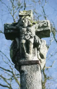 Galicia Prints: SPAIN. GALICIA. LUGO. Ligonde. Cruceiro (Cross)