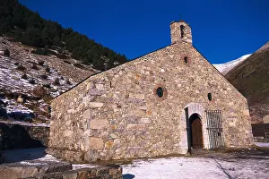 Gerona Prints: SPAIN. GERONA. Ripolls. Nuria Valley (1967m)