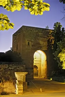 Vega De Granada Prints: SPAIN. Granada. Alhambra. Alcazaba