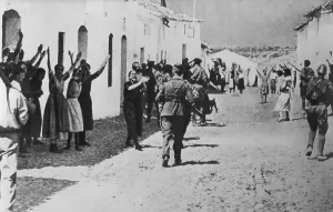 Castile La Mancha Prints: SPAIN. Guadalajara. Spanish Civil War 1936-1939)