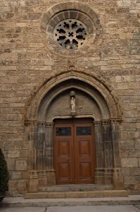 SPAIN. Isona. Conca de Tremp. Conca Dell. Faade of the Church of Virgin of the Assumption. Architecture. AISA/Everett Collection**US SALES ONLY**