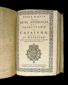Spain. Kingdom of Philipe V. Nueva Planta Decrees (1716). SPAIN. Barcelona. Barcelona University Library. AISA/Everett Collection**US SALES ONLY**