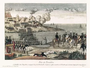 Cadiz Prints: Spain. Liberal Triennium. Taking of Trocadero fortress by The Hundred Thousand Sons of Saint Louis
