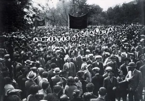 Social Movement Prints: SPAIN. Madrid. Spain. 1st May Demonstration. AISA/Everett Collection**US SALES ONLY**