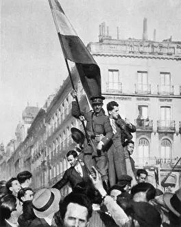 Military Dress Prints: SPAIN. Madrid. Spain. Second Republic (1931-1936)